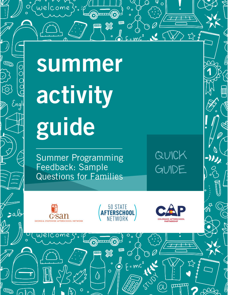 Quick Guide- Summer Programming Feedback: Sample Questions for Families